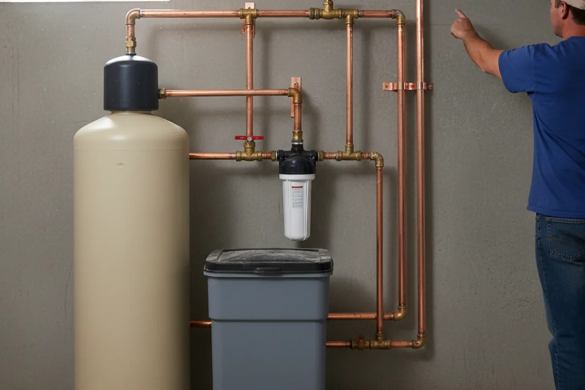 Whole-house water treatment system installed in Keota